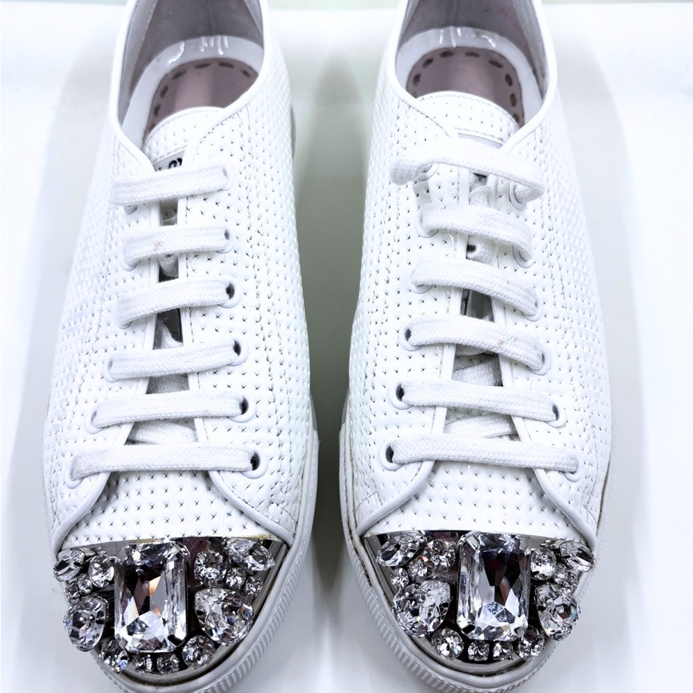 Miu Miu White Sneakers